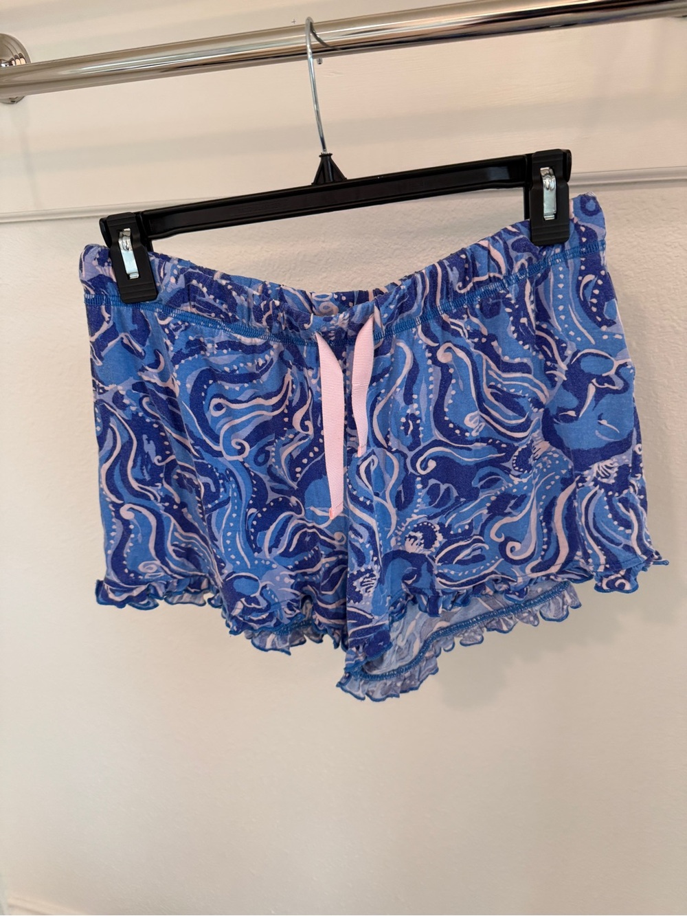 Lilly Pulitzer Blue & Pink Paisley Sleep Shorts